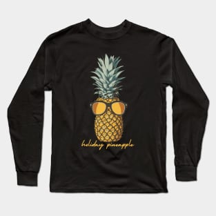 holiday pineapple Long Sleeve T-Shirt